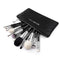LUXE SERIES 12 PCS CLASSIC MAKEUP BRUSH KIT - BRIGHT SILVER